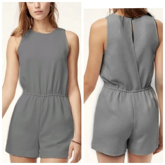 Artizia Wilfred Reve silk romper dark slate grey XXS - Picture 1 of 11